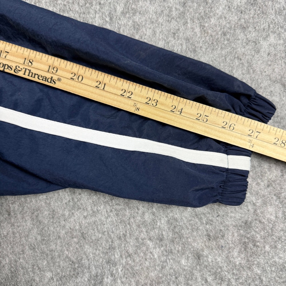 Vintage Nike Team Windbreaker Track Jacket Mens 3XLT Navy White Full Zip Mesh - Picture 4 of 10